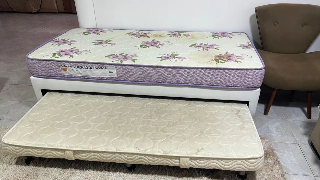 Cama Box Ortobom com Cama Auxiliar - Foto 4