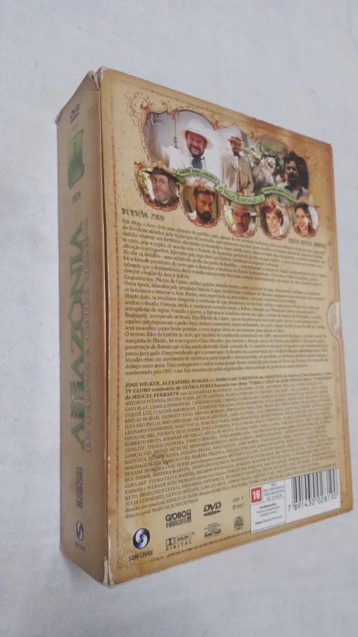 DVD Box Amazônia, De Galvez A Chico Mendes - 7 Discos ( 25183 ) - Foto 3