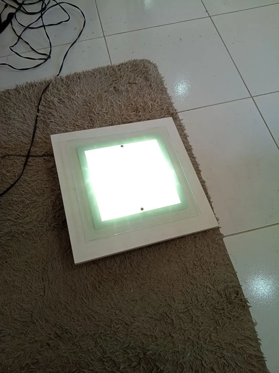 Luminária 40x40mdf - Foto 4