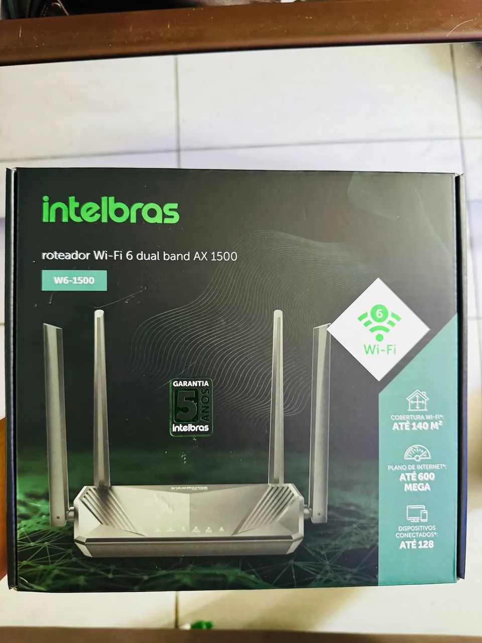 Roteador Wi-Fi 6 Dual Band AX 1500