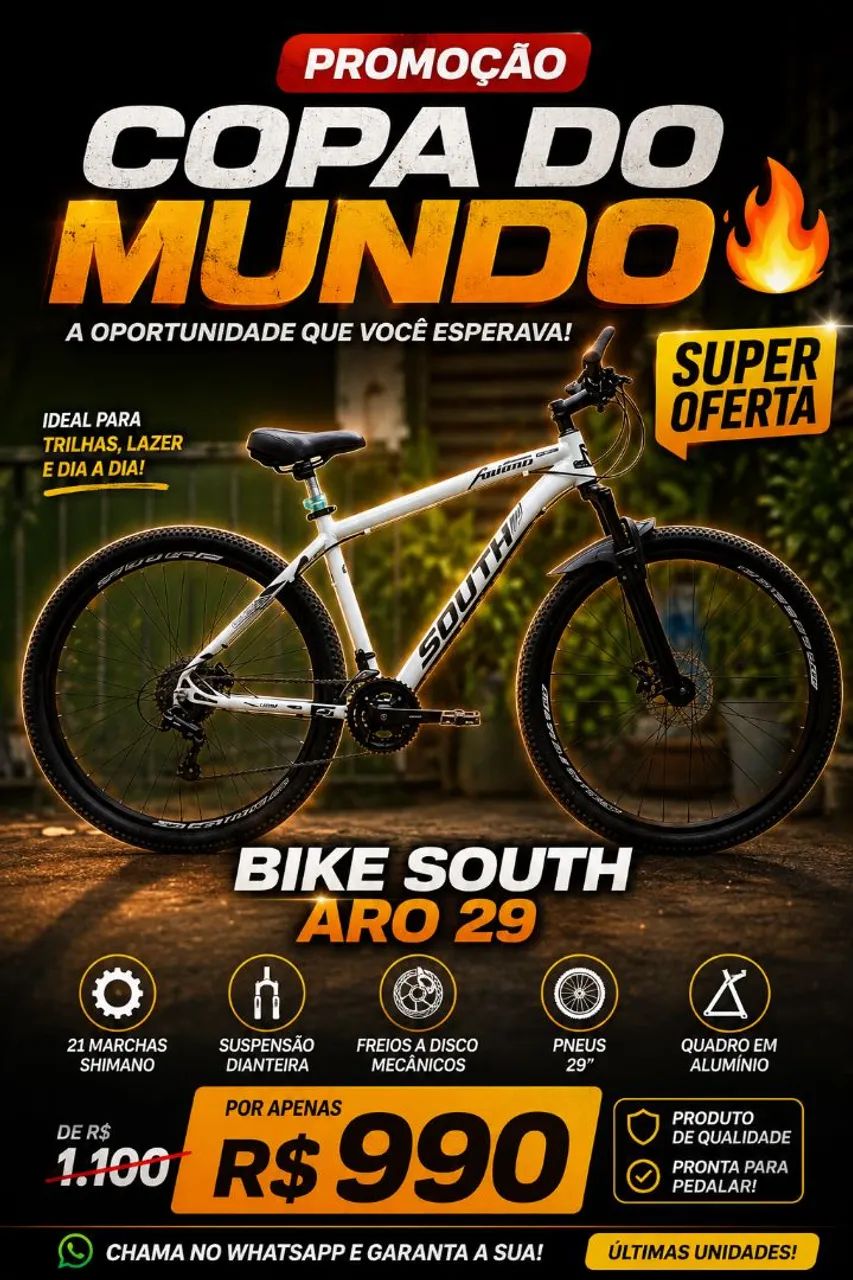 Bicicleta South Aro 29