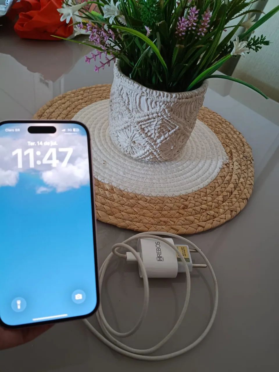 IPHONE 15 Em perfeito estado e funcionamento - Foto 2