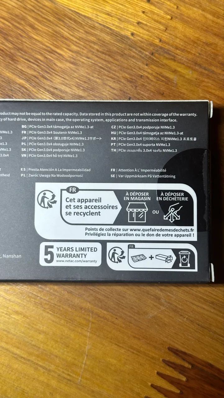 M2 NVMe Netac 500GB SSD (LACRADO) - Foto 2