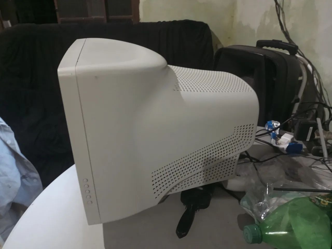 Monitor CRT Sansung 17 polegadas branco, - Foto 4