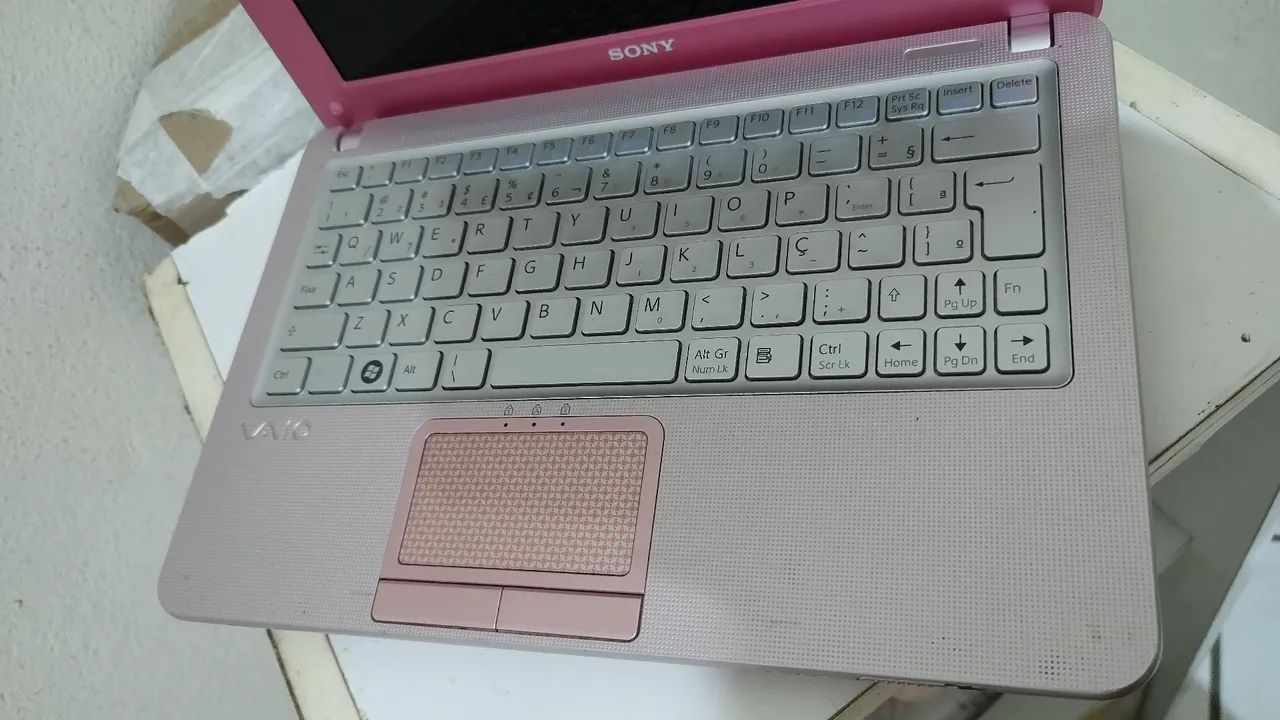 Notebook Sony Vaio Rosa com capinha - Foto 4