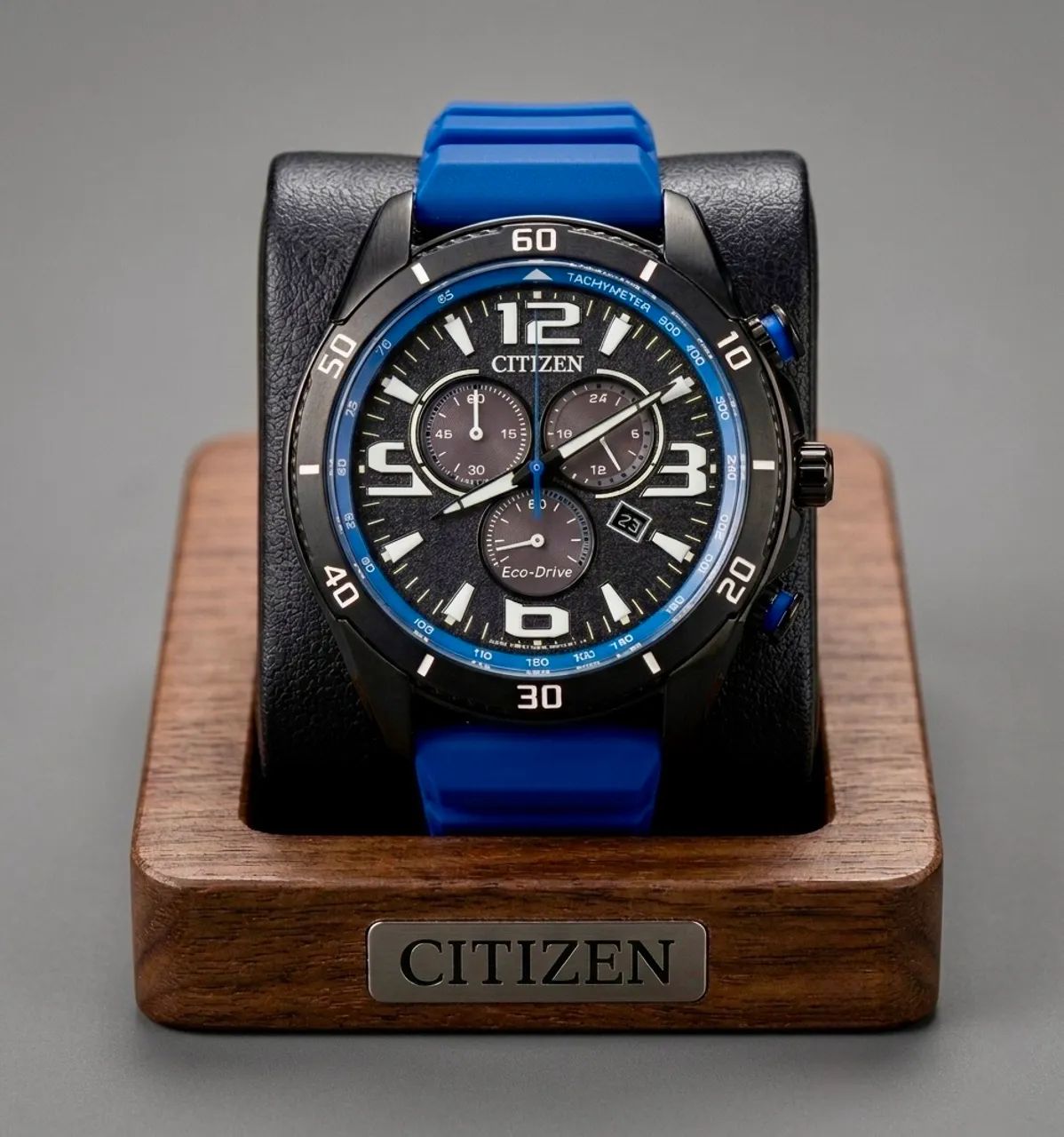 Relógio Citizen Sport Crono Azul Novo