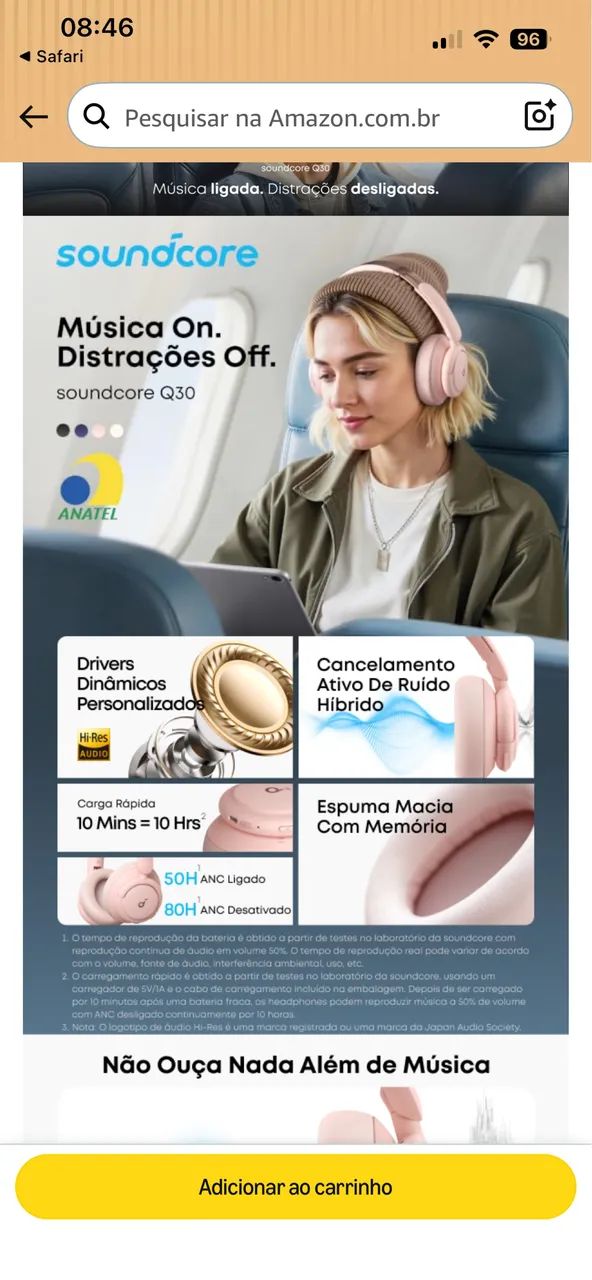 Headphone soundcore q30 - Foto 4