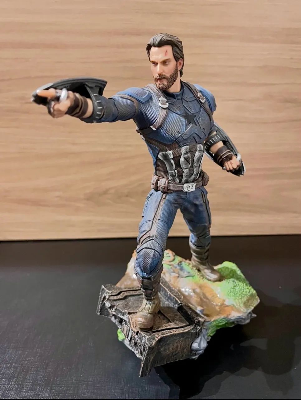 Capitão América - Iron Studios (SEM CAIXA) - Foto 2