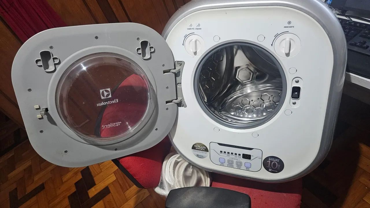 Lavadora mini silent eletrolux parede 3kg - Foto 5