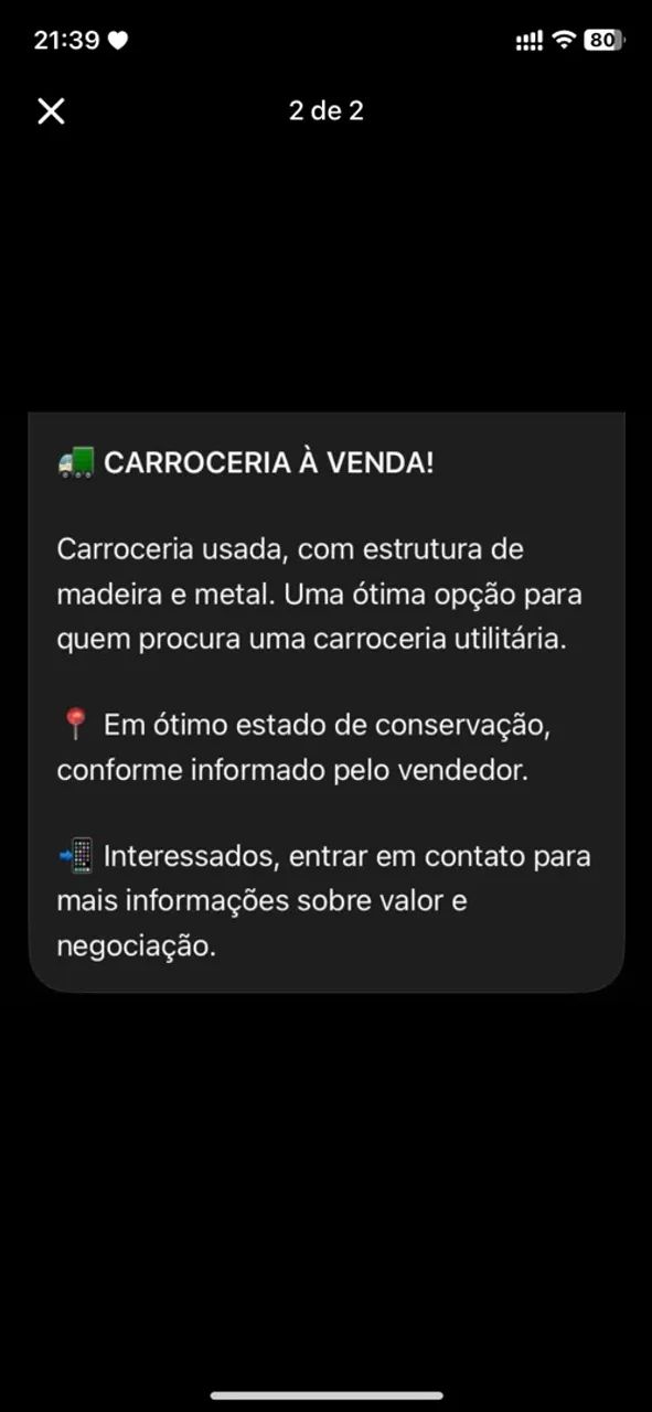 Carroceria à venda  - Foto 3
