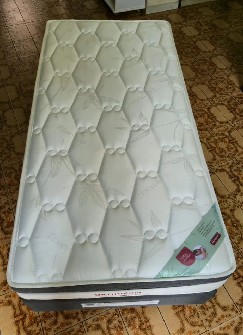 Conjunto box e colchão Ortocrin, série 121. Pouquíssimo uso. - Foto 4