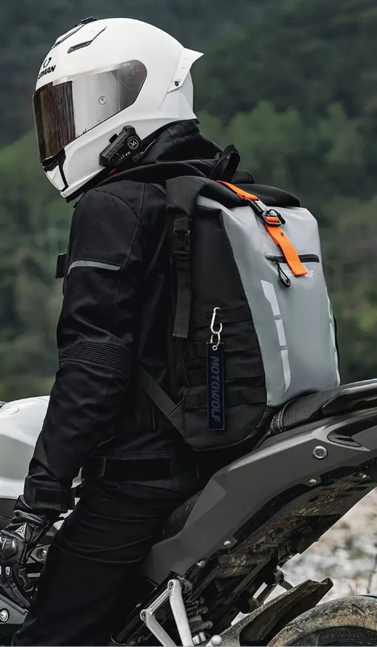 Mochila impermeavel pra moto moticiclista ciclista - Foto 3