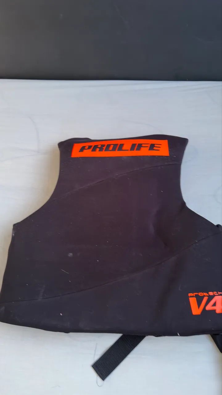 Colete Salva-vidas Prolife Protech V4 Homologado - Laranja