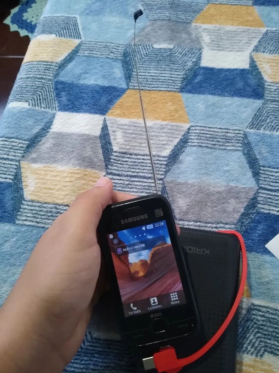 Celular antigo Samsung com TV digital - Foto 5