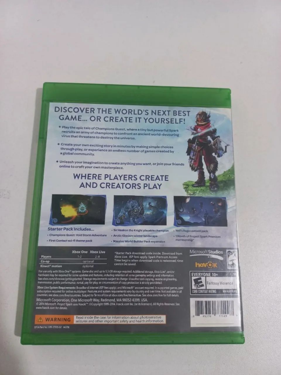 Jogo XBox One / Project Spark / Original - Foto 2