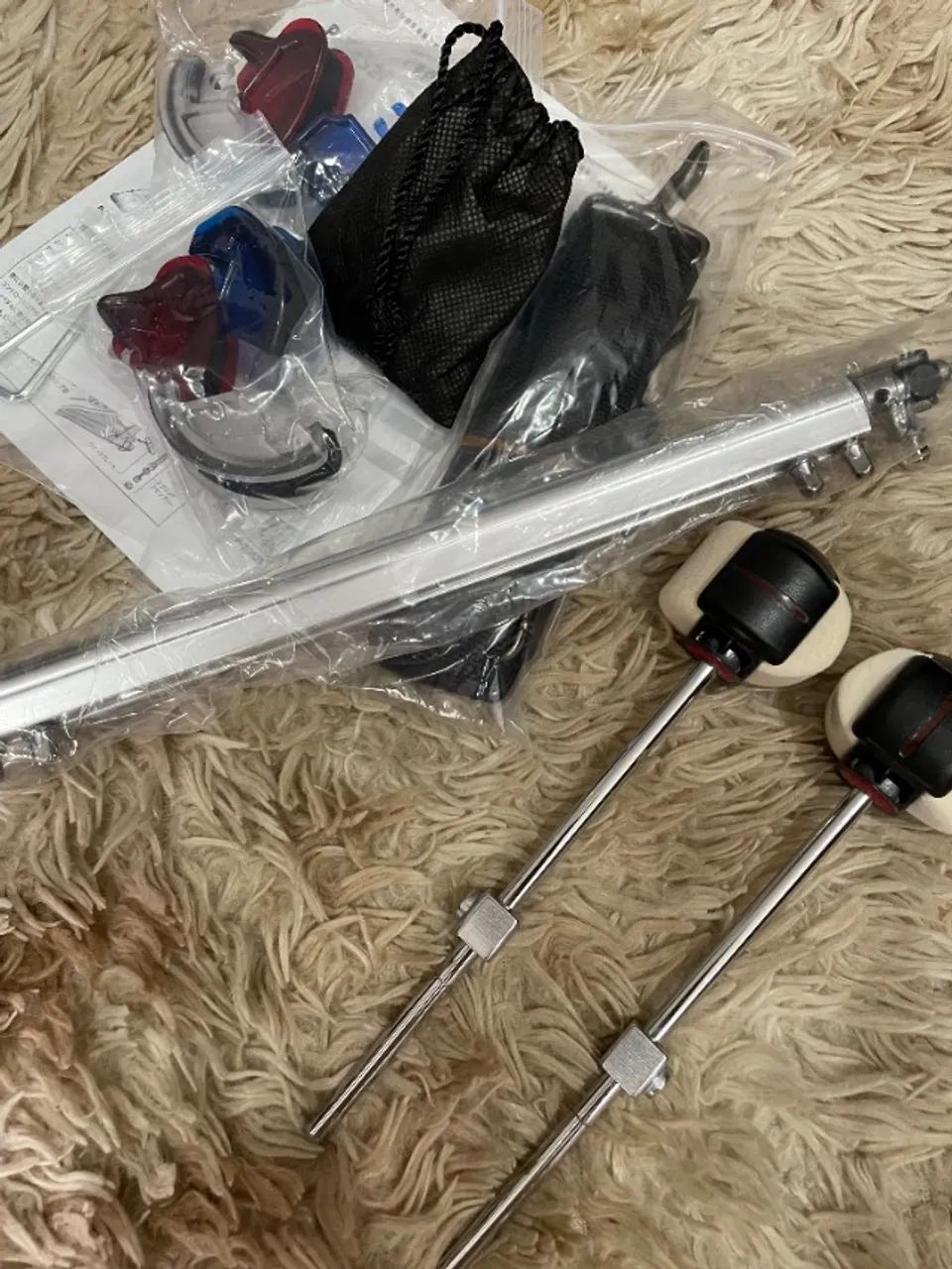 Pedal Duplo Pearl Eliminator P-2052C Redline - Foto 5