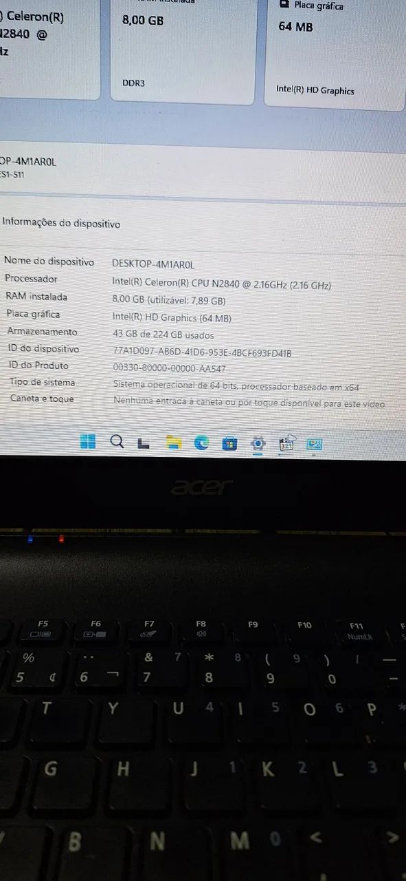 Notebook acer - Foto 3