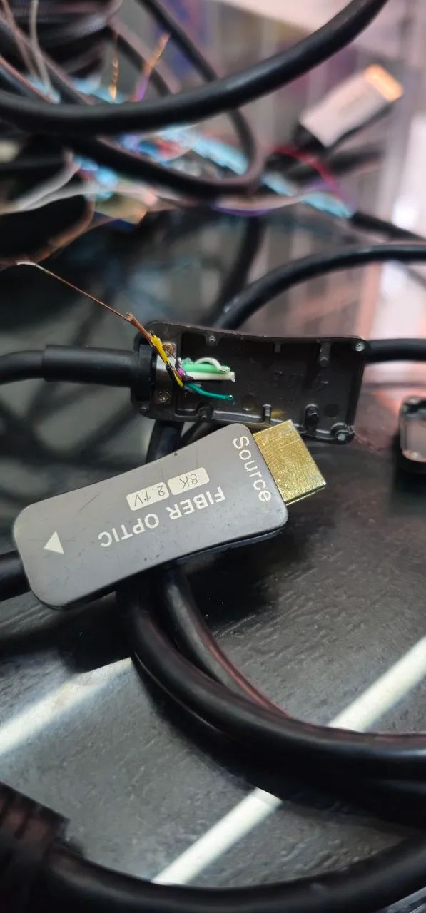 REFORMA E CONSERTO DE "HDMI DE FIBRA ÓPTICA "  - Foto 4