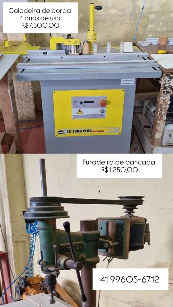 Máquinas pra marcenaria 