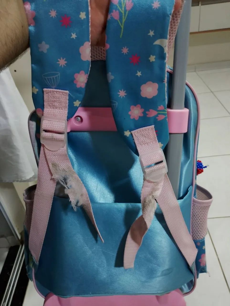 Mochila + Lancheira Infantil Feminina seminova - Foto 6