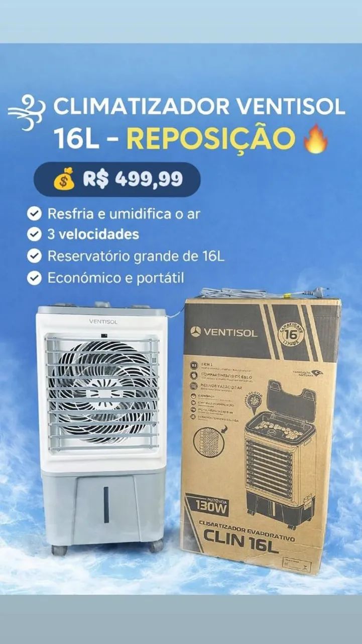 Climatizador ventisol 16 litros  - Foto 3