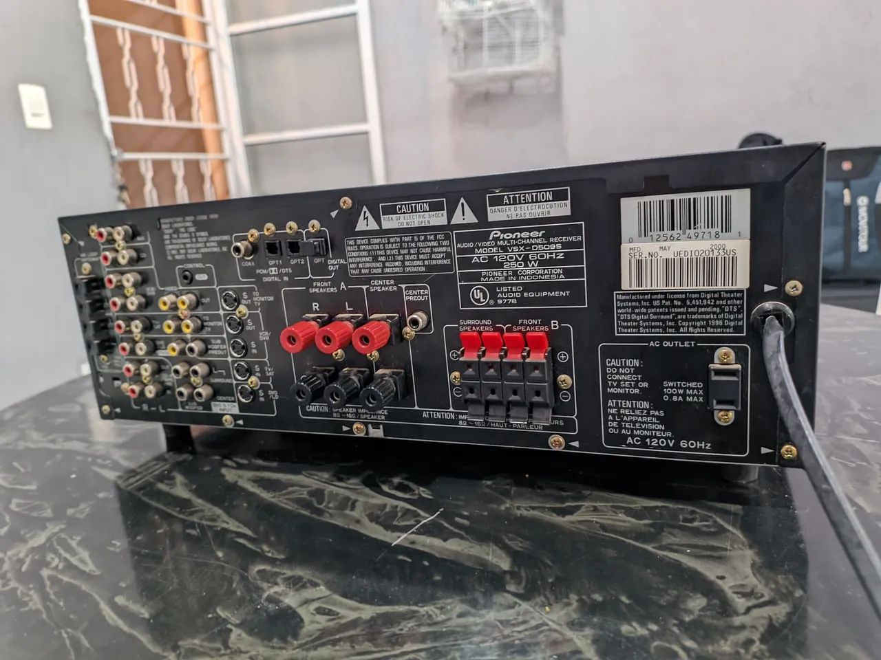 Pioneer Vsx D509s Impecável Receiver  - Foto 2
