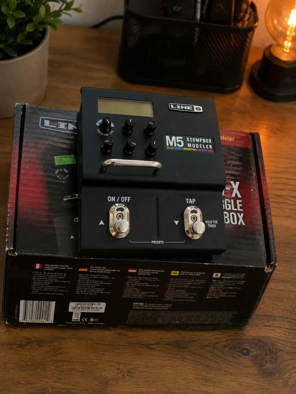 Pedal / Pedaleira Line 6 M5 Stompbox Modeler M-series para