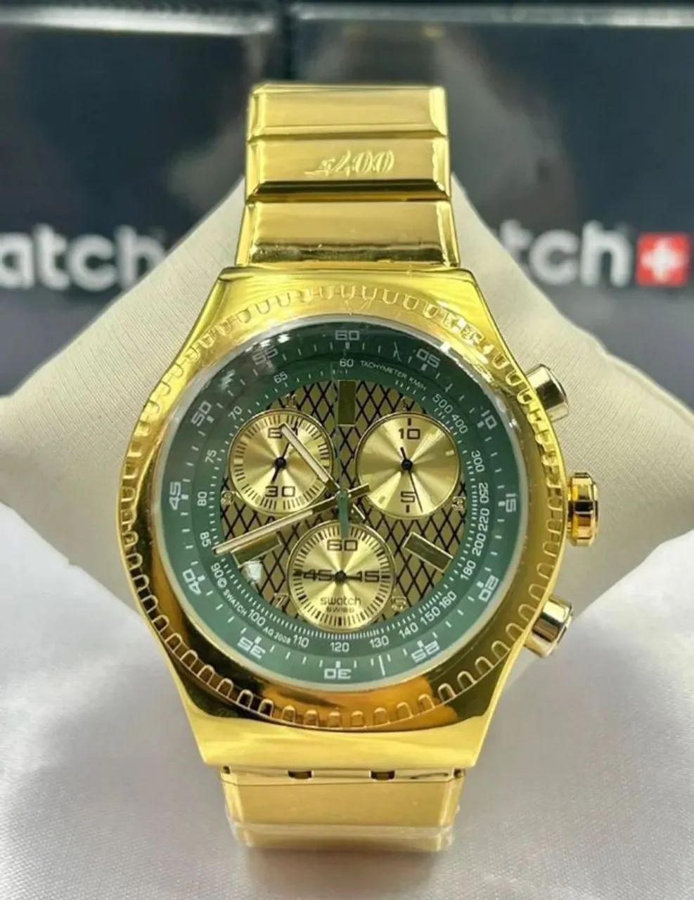 Relógio Swatch Masculino Cronógrafo Funcional  - Foto 5