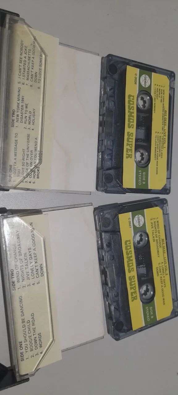 Fita k7  Beegees vol 1 e vol 2 - Foto 2