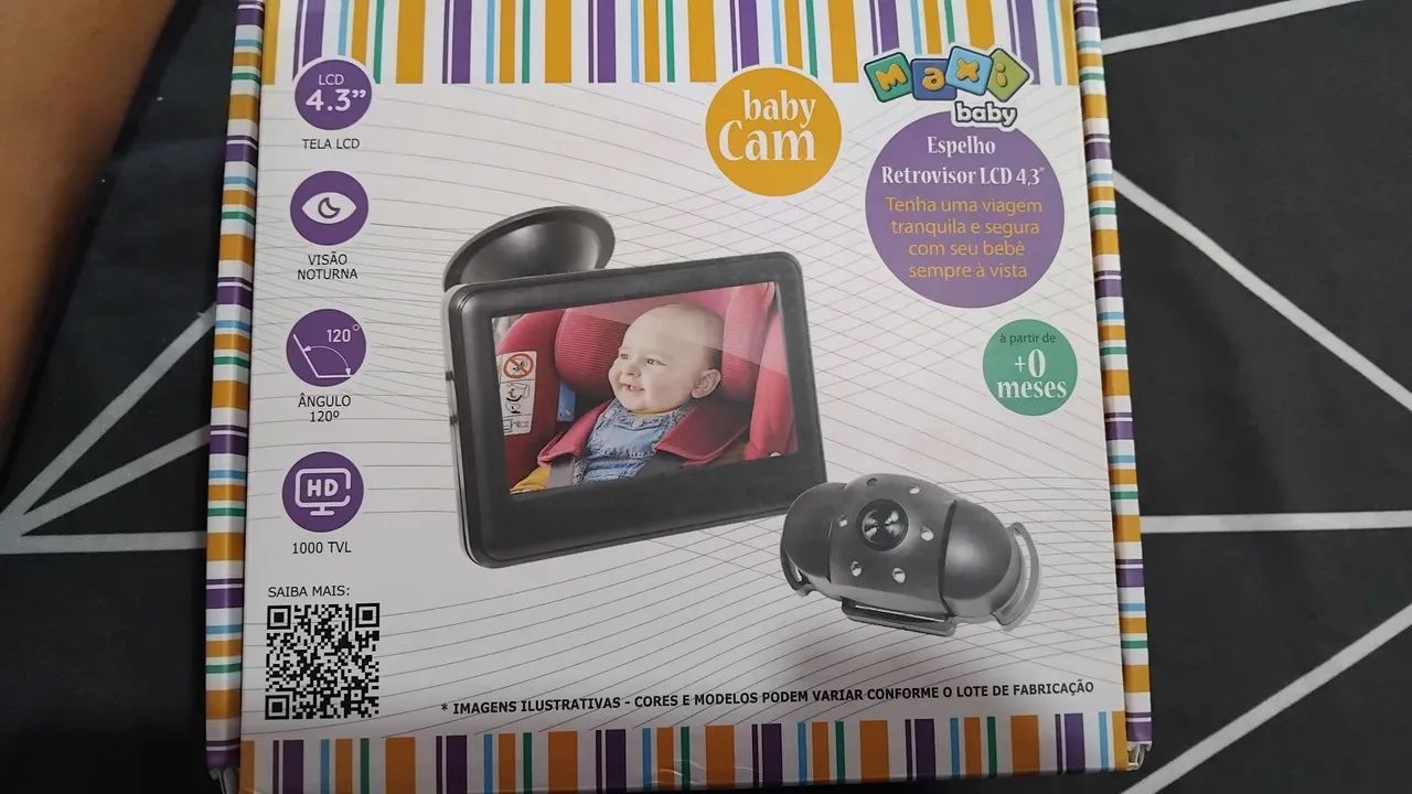 Câmera baba eletrônica para ver bebe carro - Foto 4