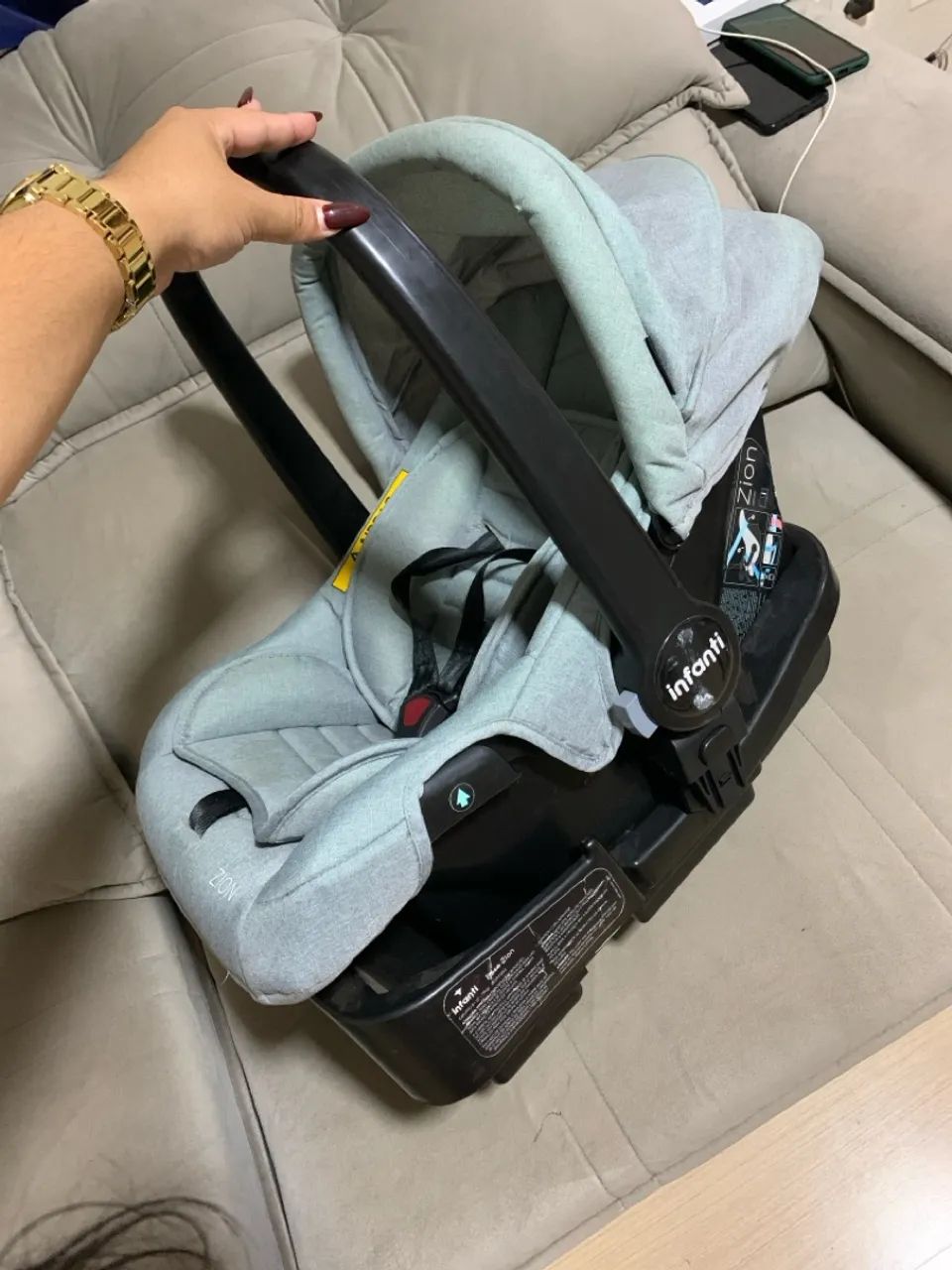 Bebê conforto com suporte  - Foto 2