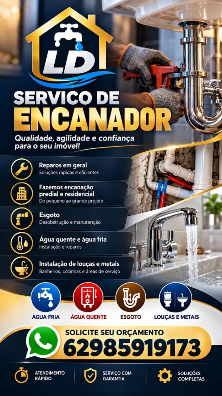 Encanador predial e residencial 