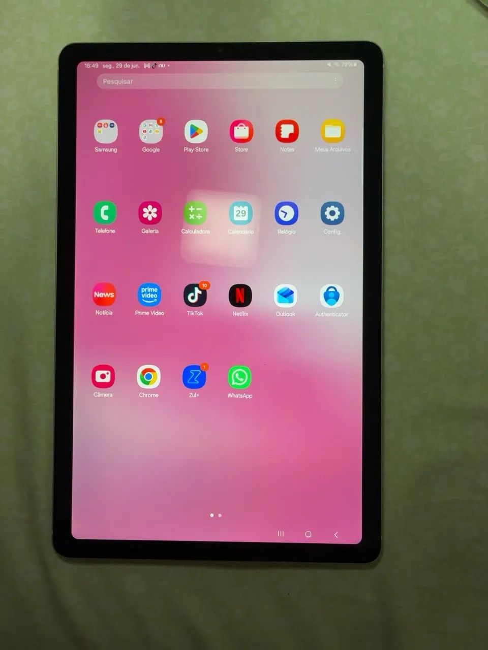 Tablet Samsung Galaxy Tab S6 Lite 64GB em ótimo estado - Foto 2