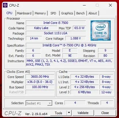 I5 7500, LGA 1151 - Foto 2