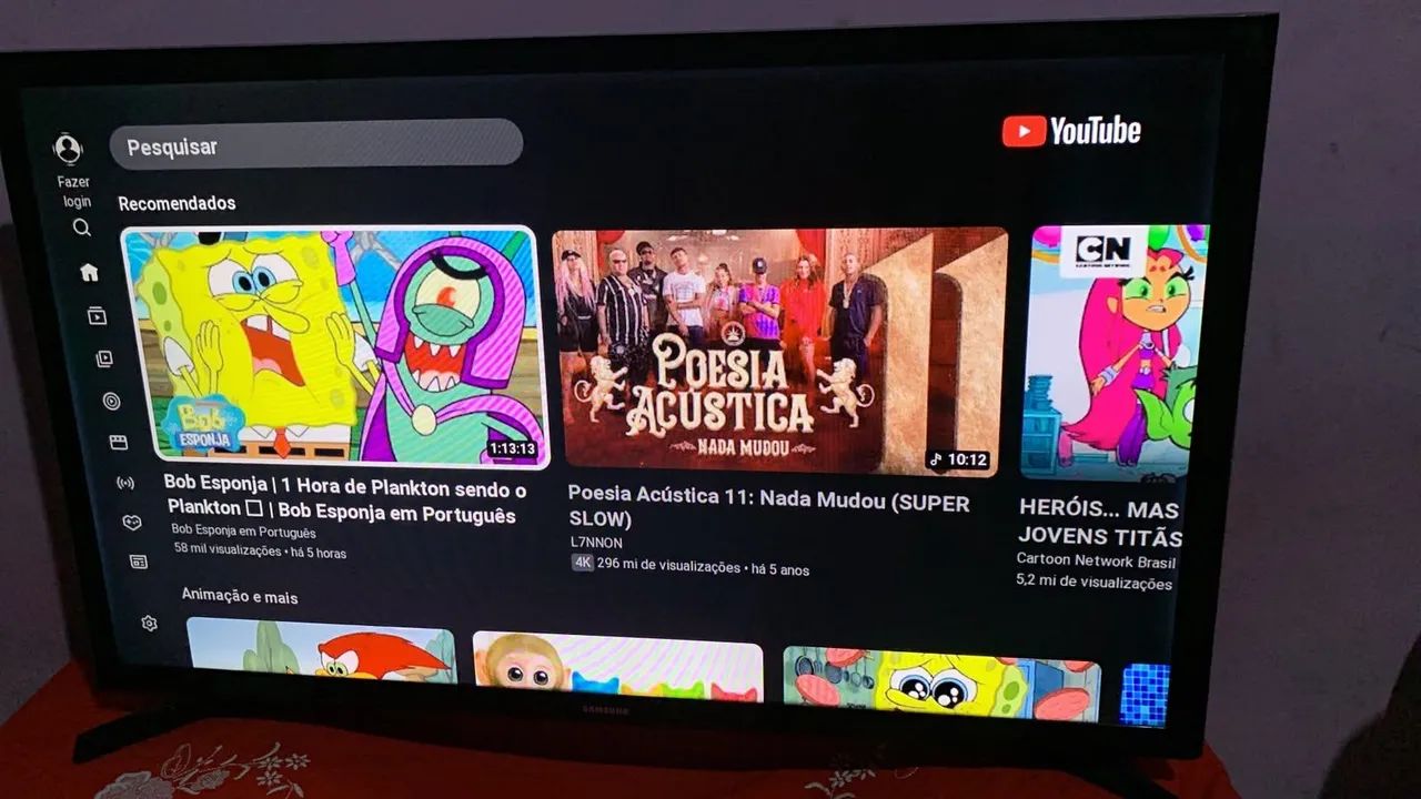 Tv Samsung smart 32 polegadas valor 500 reais.