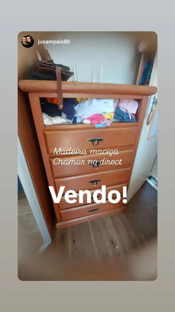 Cômoda madeira maciça 