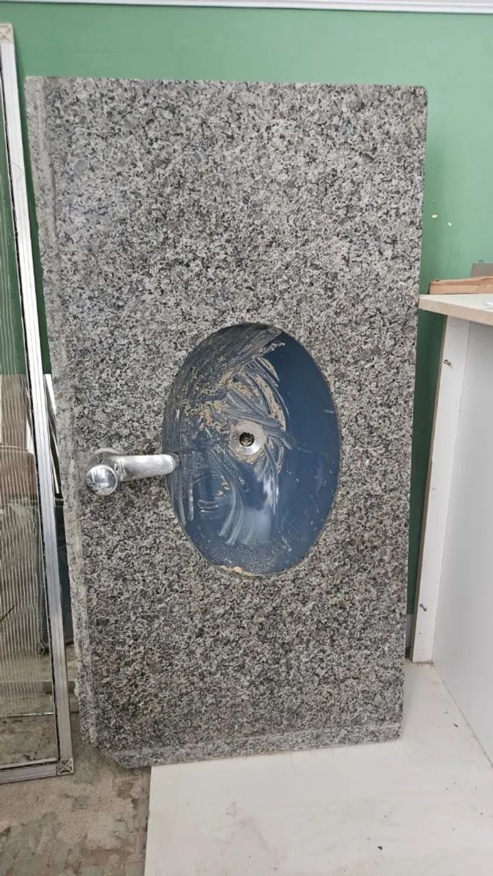 Bancada de banheiro retangular com cuba  - Foto 4