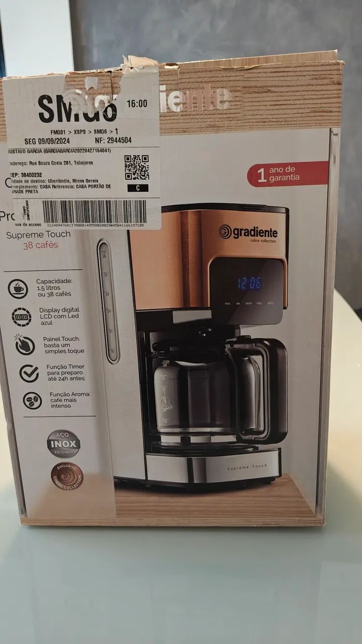 Cafeteria Gradiente Programável