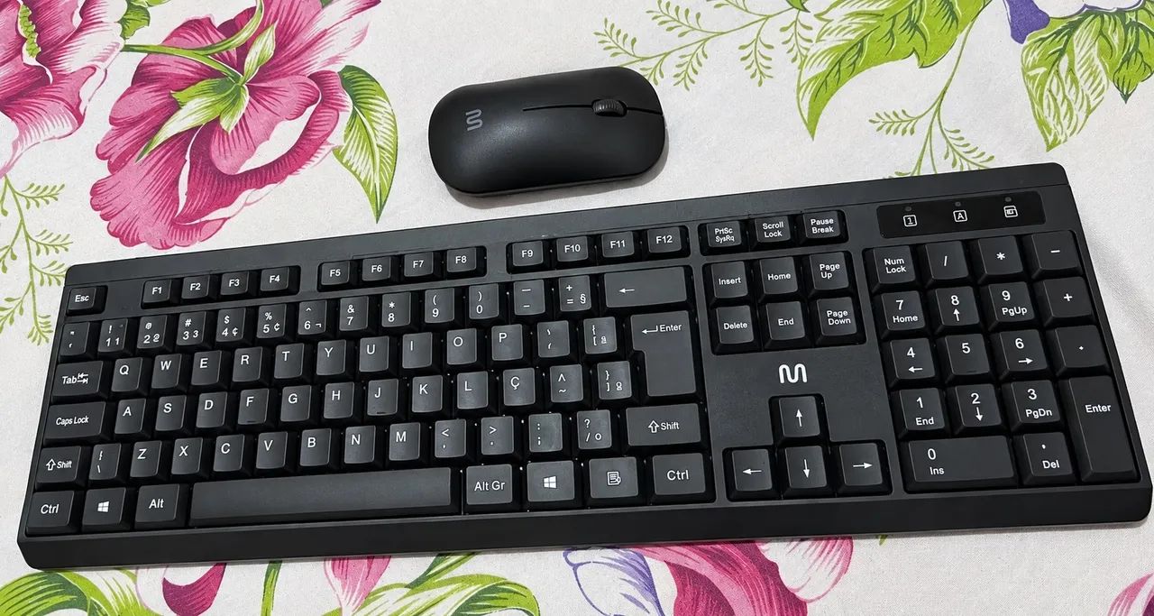 Kit teclado + mouse sem fio Multilaser