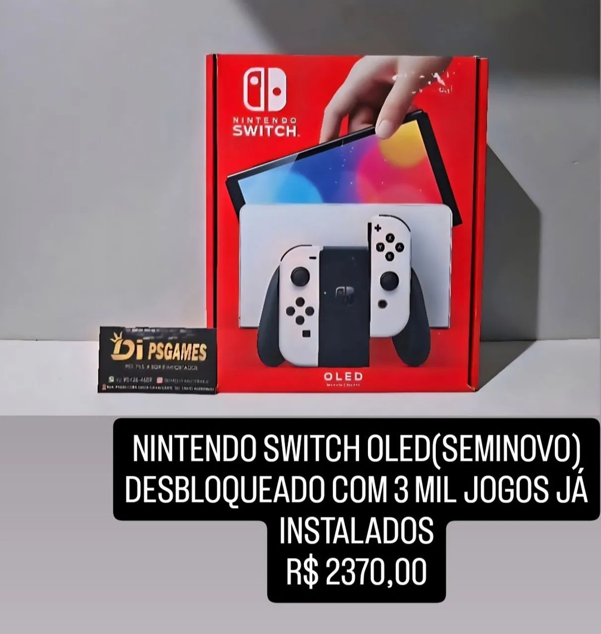 Nintendo Switch Oled Desbloqueado 