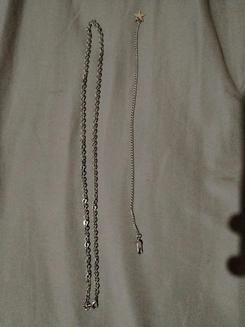 Conjunto colar e pulseira de prata 925