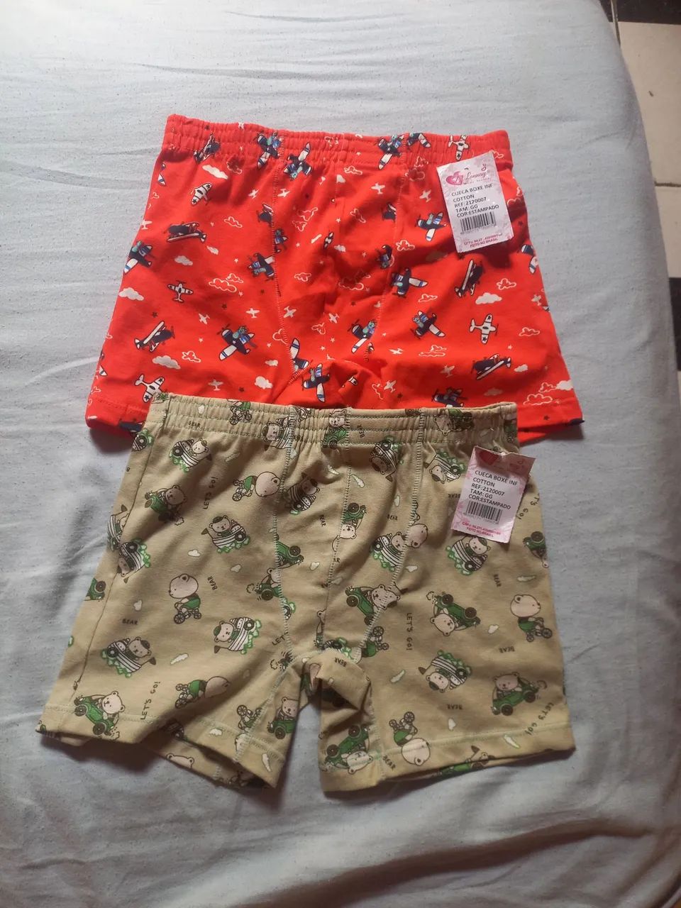 Cuecas Box infantil.