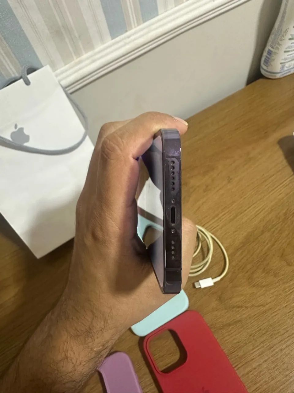 Iphone 14 pro max roxo 256GB 81% Bateria - Foto 4