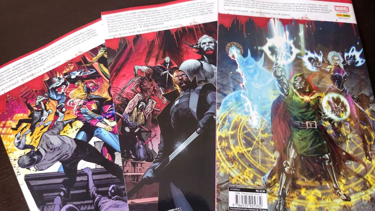 Caçada Sangrenta Vol. 1, 2 e 3 (Completo) - Marvel - HQ Panini - Foto 5