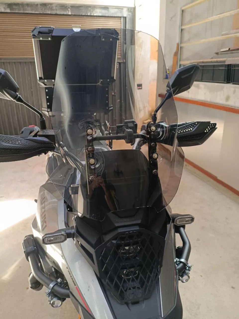 Bolha Alta 46cm Vstrom 800 Fumê.