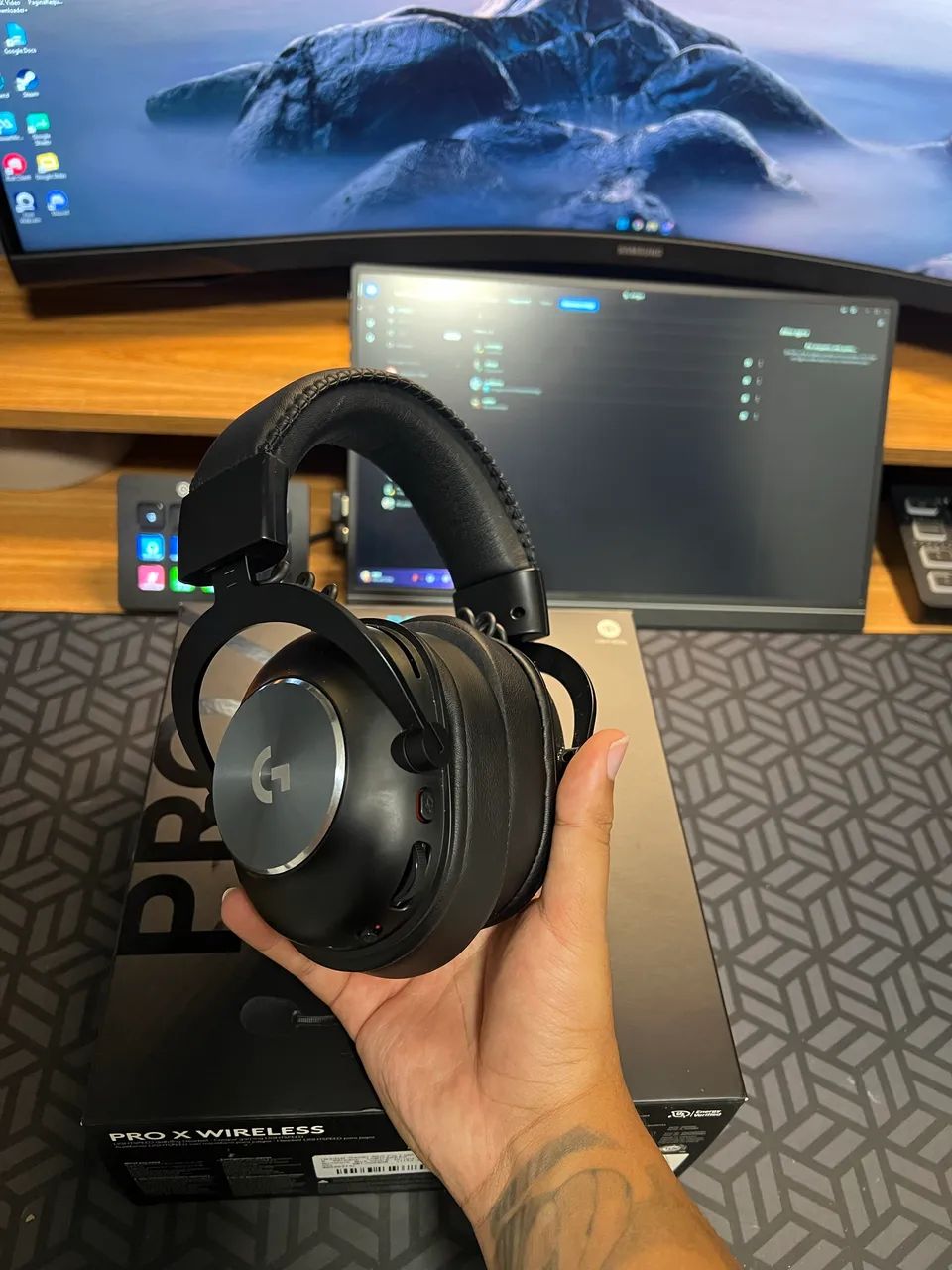 Headset Logitech G Pro X sem fio 