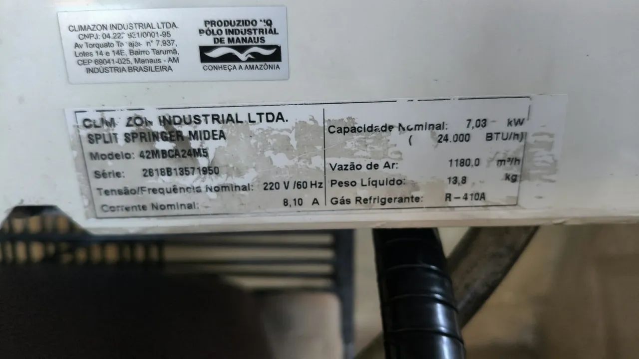 AR CONDICIONADO 24000 BTUS MIDEA SPLIT  - Foto 4