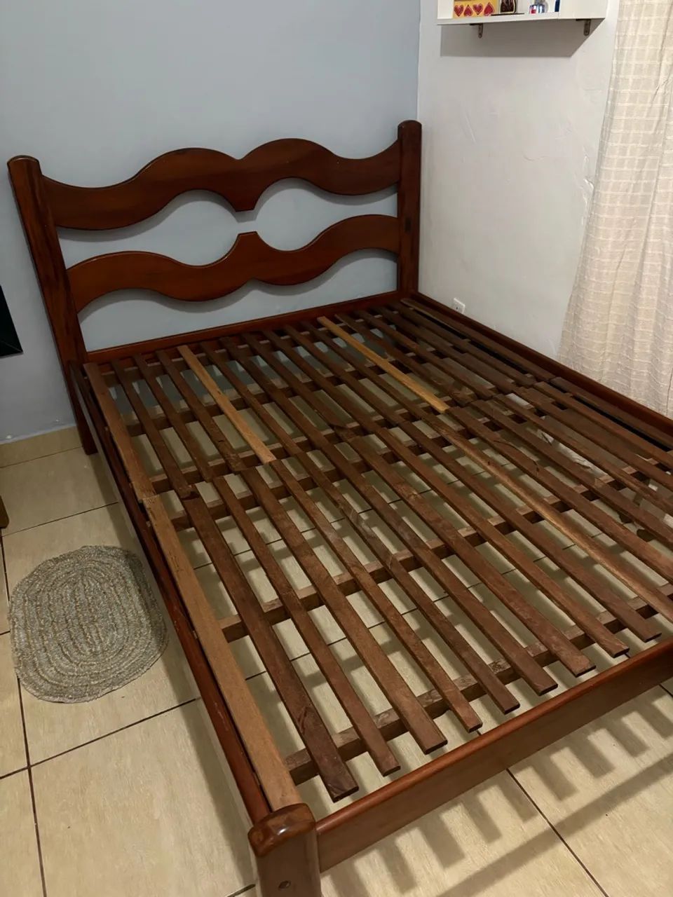 Cama Madeira Maciça Casal  - Foto 2