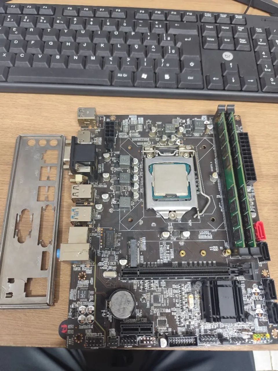 kit processador core i5 + placa mãe + 16gb de memória RAM 