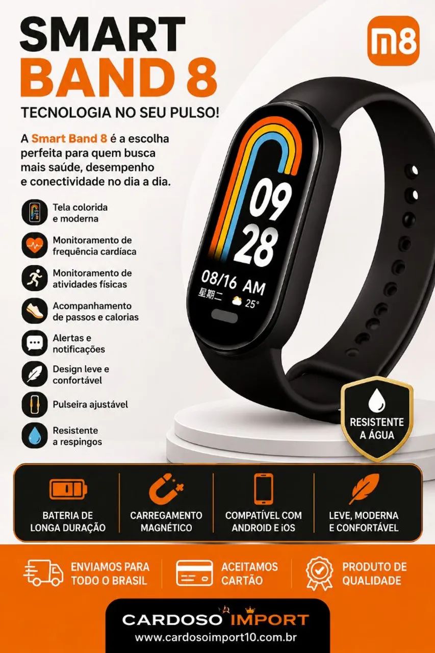 Relógio Smartwatch M8